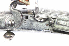 Load image into Gallery viewer, Scottish Steel &amp; Silver Scroll Butt Flintlock Pistol by Alex Campbell. Ref X3268
