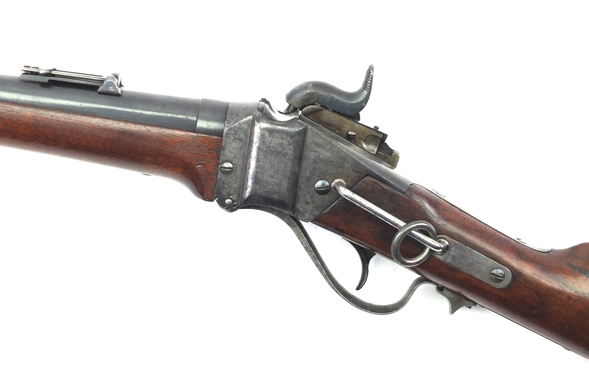Breach Load Rifles Sharpes Model 1863 Percussion Capping Breach Loader Military Carbine ...