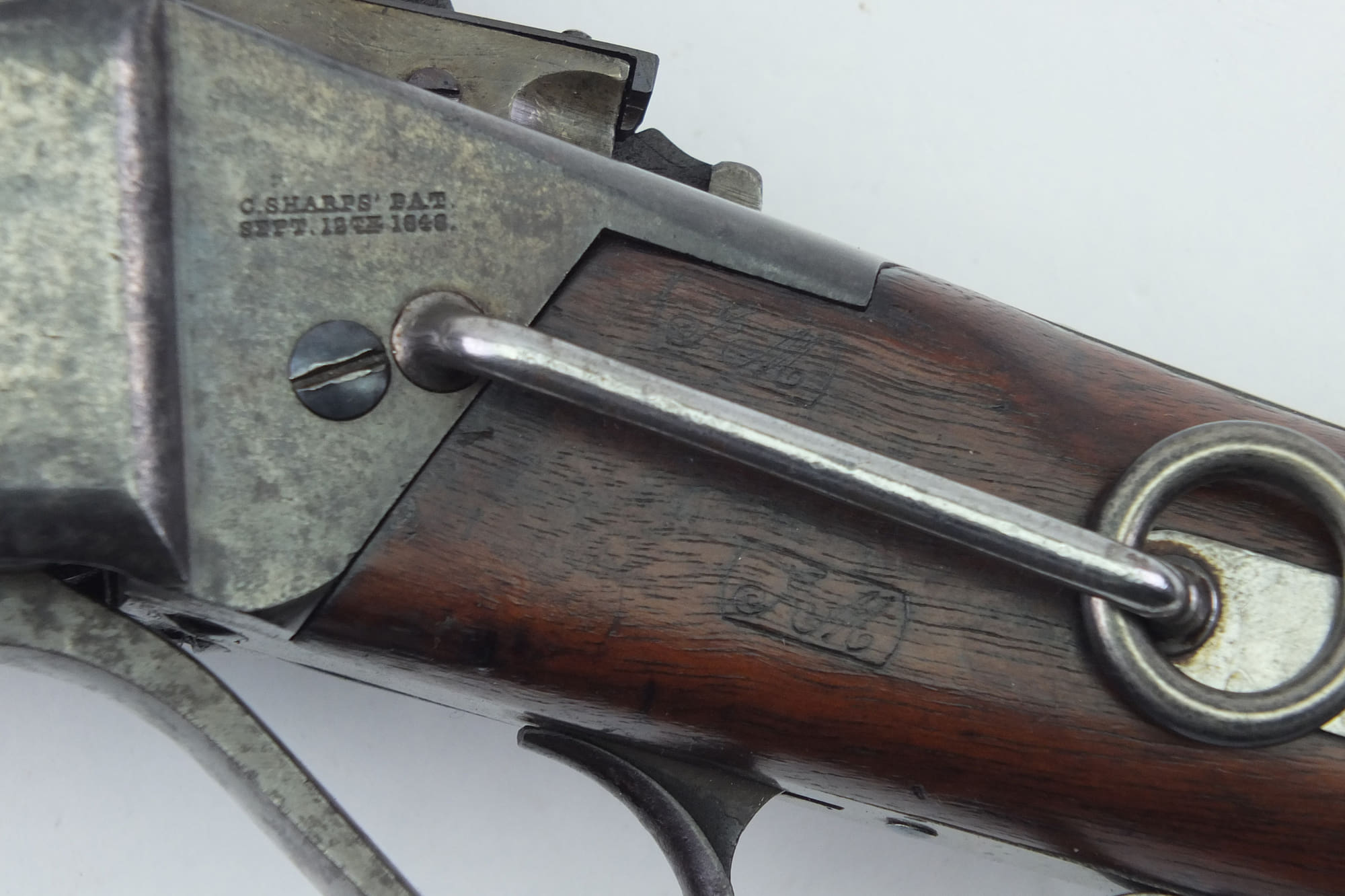 Breach Load Rifles Sharpes Model 1863 Percussion Capping Breach Loader Military Carbine ...