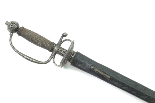 Small Sword / Steel Hilted Rapier, North European, fine. SN 9075