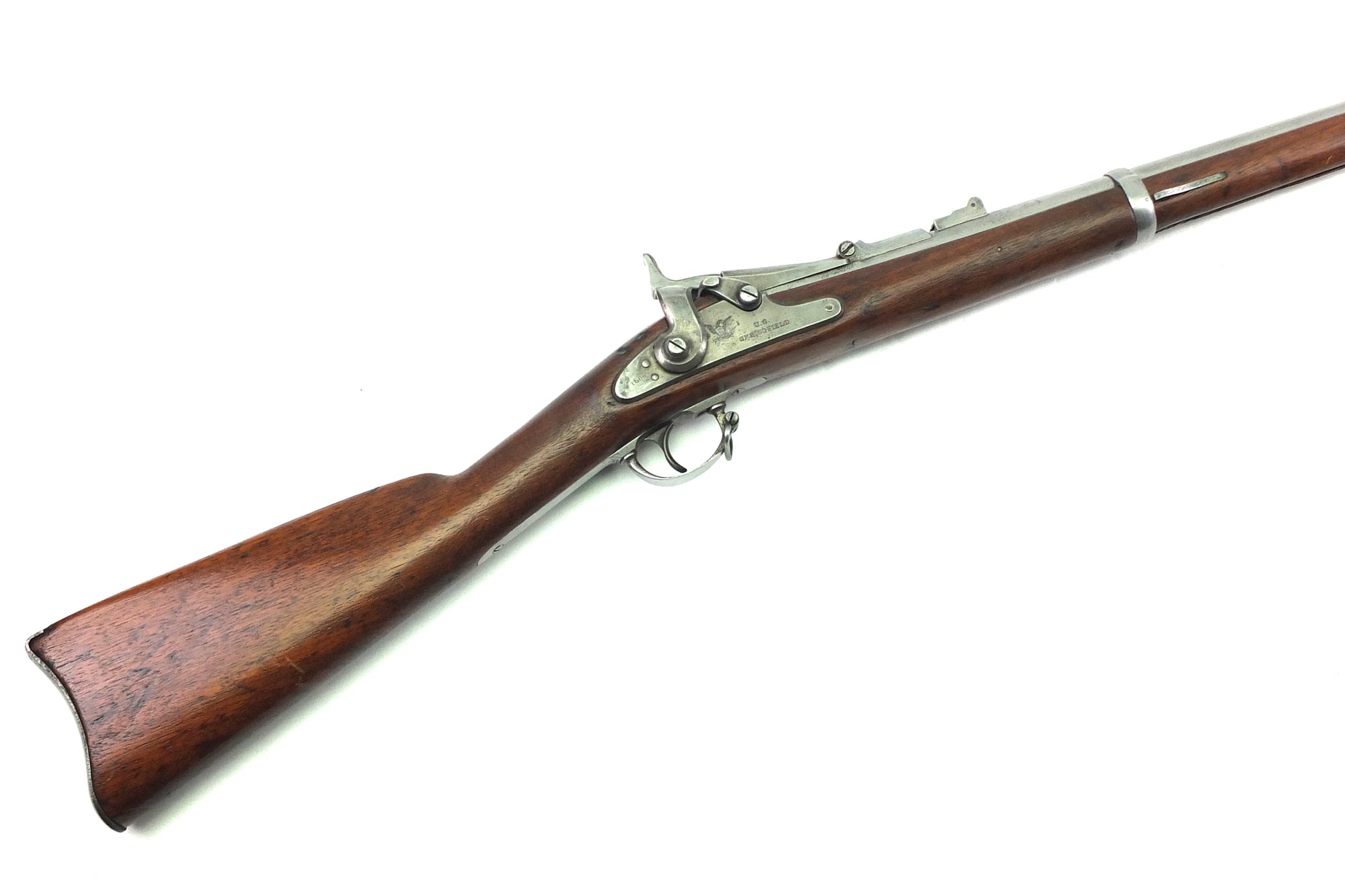 Springfield Conversion Project Springfield Armory Model 1863 Second Model Allin Conversion Rifle. SN ...