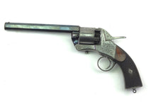 Load image into Gallery viewer, Cased Webley Long Spur 2nd Holster Model Percussion Revolver, Very Rare. SN X3221
