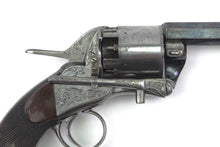 Load image into Gallery viewer, Cased Webley Long Spur 2nd Holster Model Percussion Revolver, Very Rare. SN X3221
