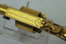 Load image into Gallery viewer, Gold Plated Webley Wedge Frame Double Action Pocket Revolver. Very Fine. SN X3227
