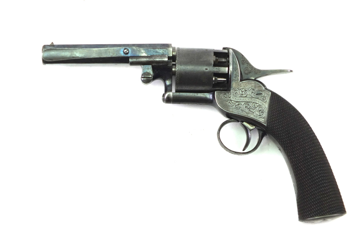 Webley Long Spur 3rd Belt Model Percussion Revolver, Very Rare Cased ...
