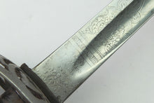 Load image into Gallery viewer, Early Wilkinson Scroll Hilt Sword. SN X3198
