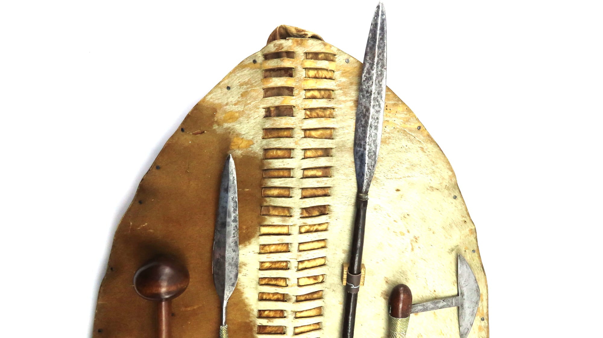 Panoply of Zulu War Weapons. Ref X3454 – West Street Antiques