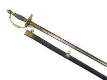 Load image into Gallery viewer, 1796 Blue &amp; Gilt Infantry Officers Sword by Cooper &amp; Craven. SN X1492
