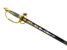 Load image into Gallery viewer, 1796 Blue &amp; Gilt Infantry Officers Sword. SN 8599
