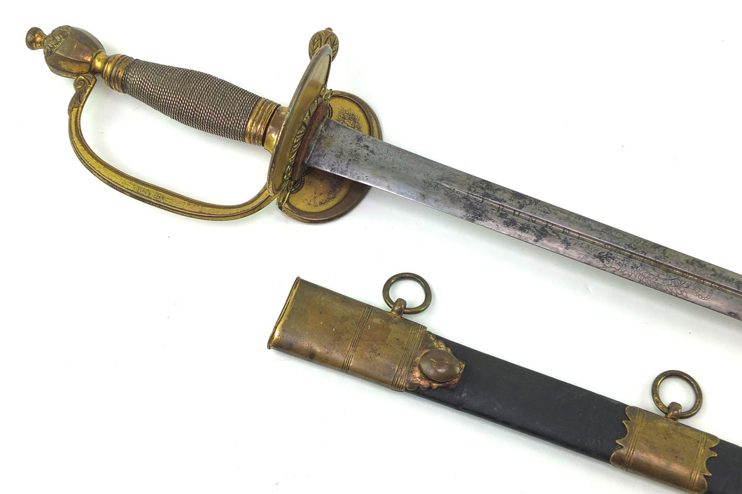 1796 Infantry Officers Sword of the 1st Foot Runkel Sohlingen. SN 8780