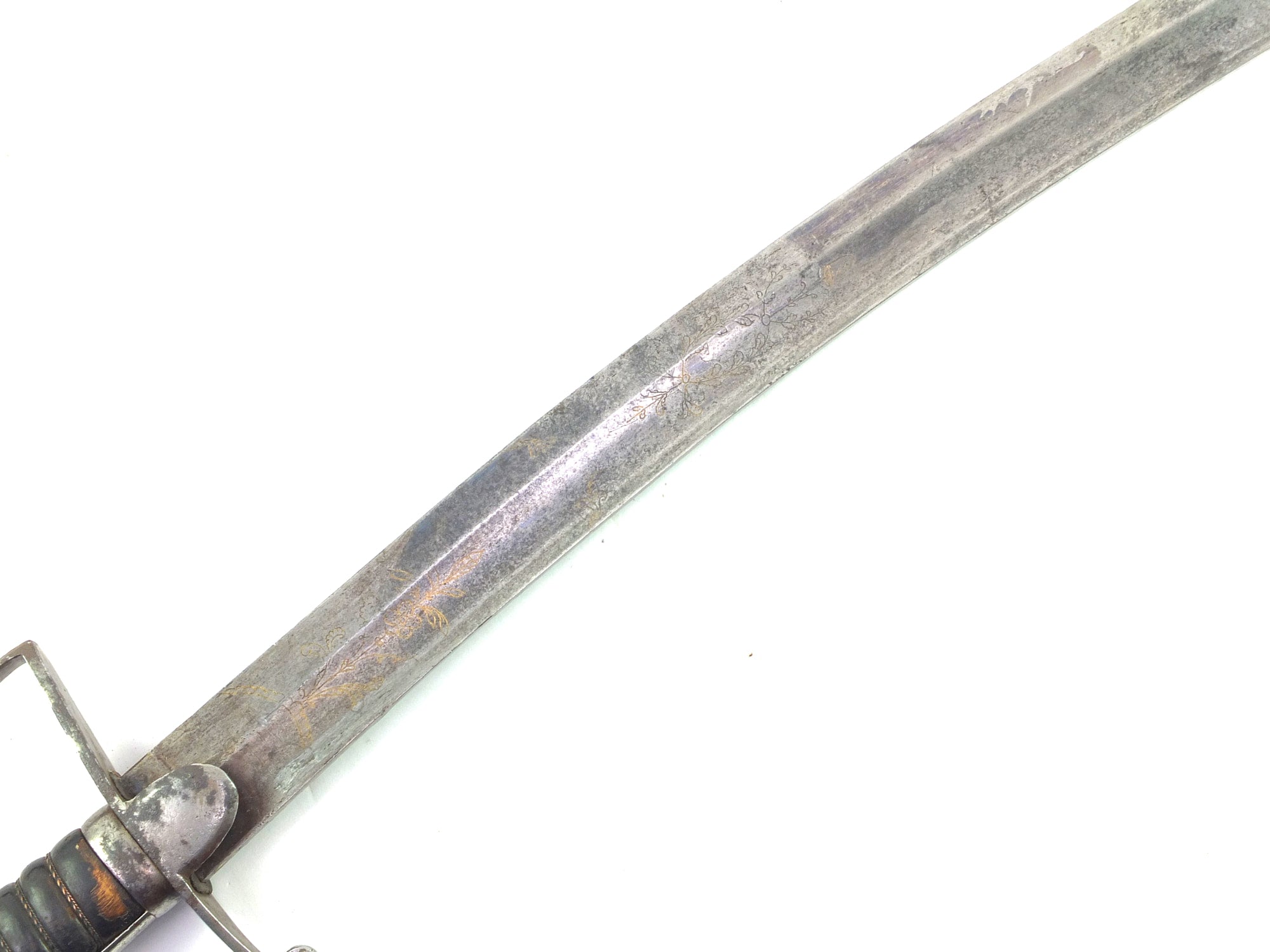 A 1796 Pattern Light Cavalry Officers Blue & Gilt Sword. SN X1942 ...