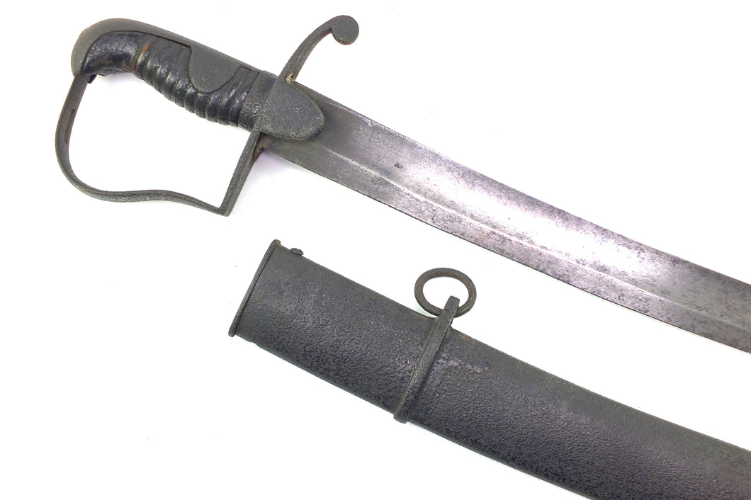 1796 Pattern Light Cavalry Troopers Sword, Steel Scabbard. SN 8815