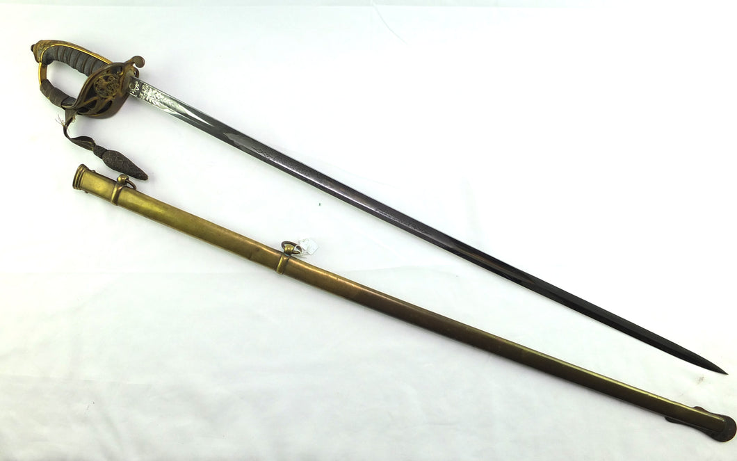 1854 Pattern Officers Levee Sword. SN X1392
