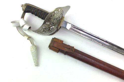 1897 Pattern Sword for the Northumberland Fusiliers, field service scabbard. SN 8816