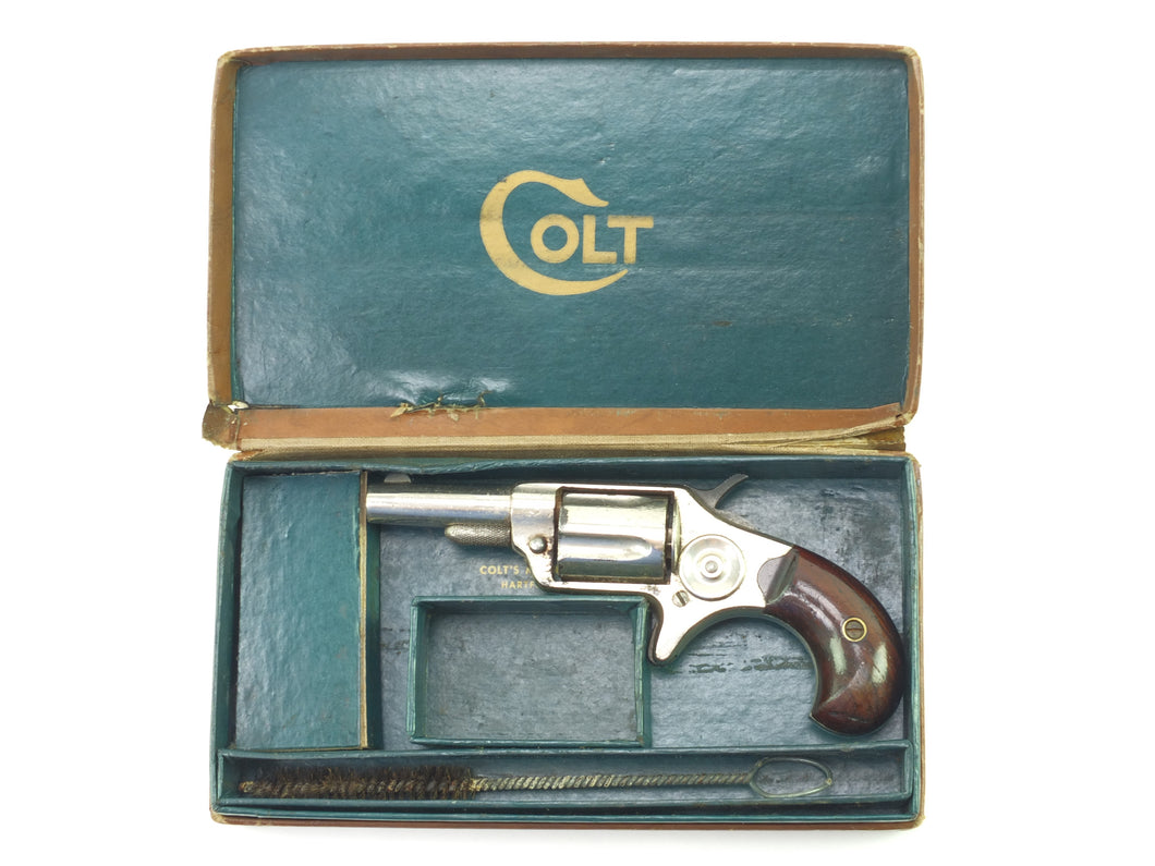 A Boxed Colt New Line .32 Rimfire Revolver. SN 8646