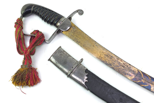 Blue and Gilt Rifle Officers Sword. SN 8807