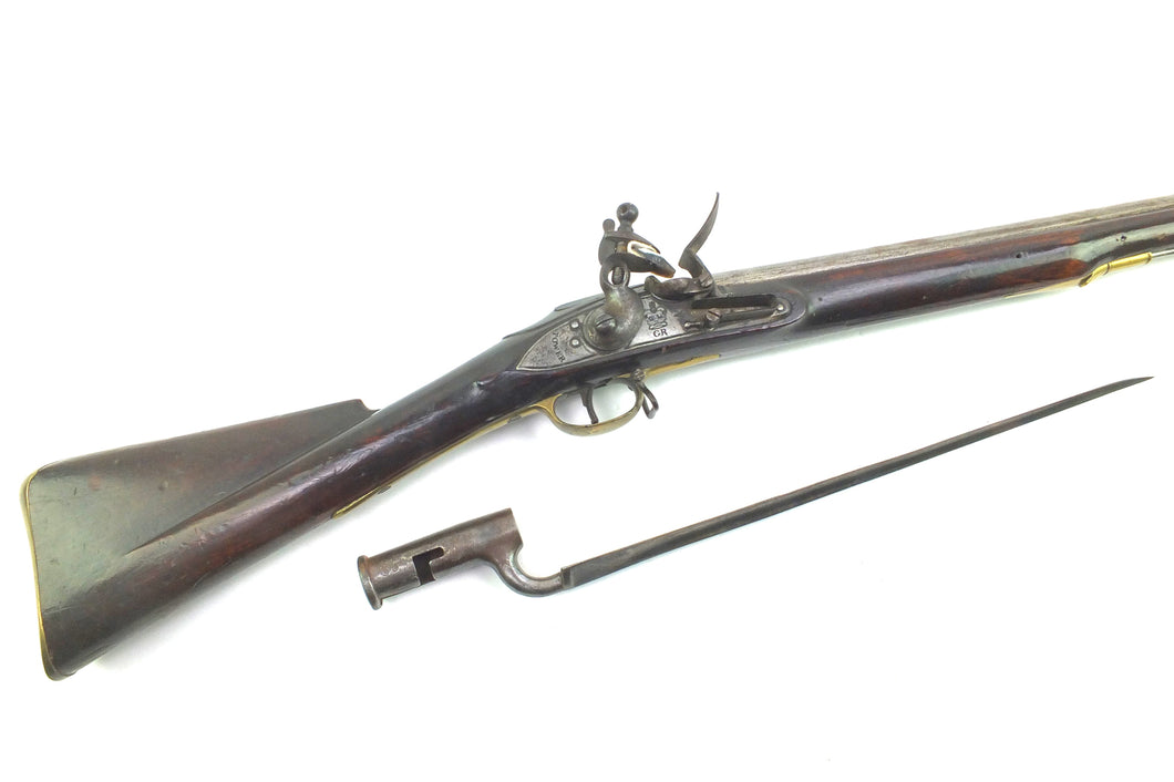 Brown Bess Musket Post 1809 India Pattern, good. SN 9027