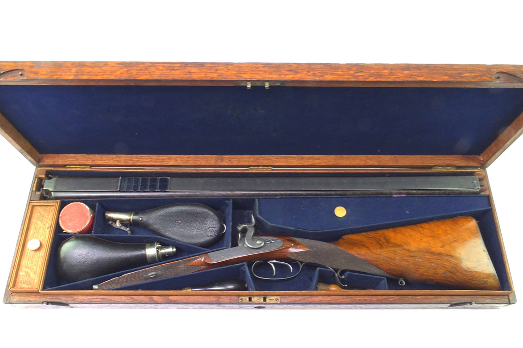 Cape Rifle by Joseph Bourne, Cased in Mint Condition. SN 8750