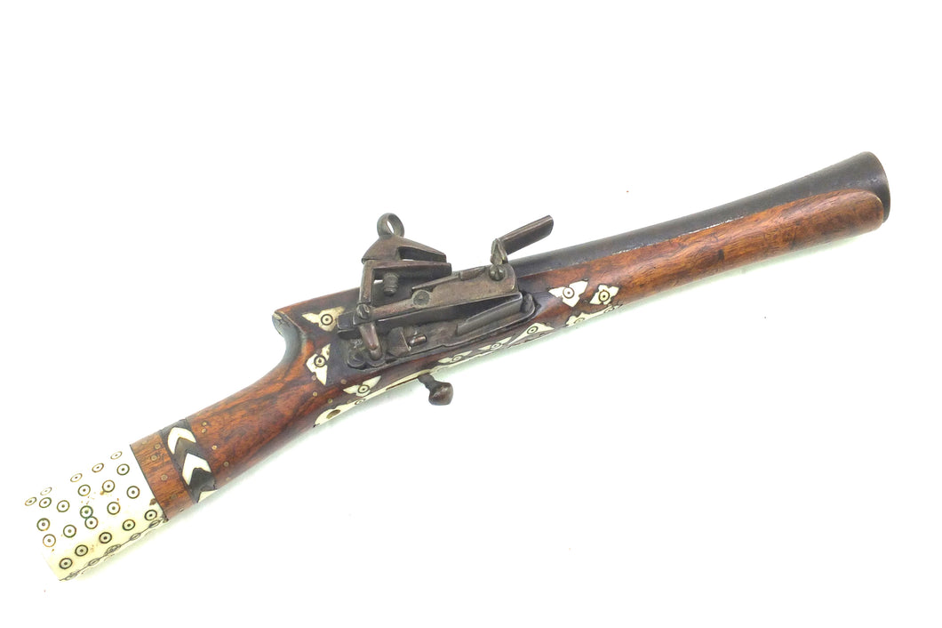 Caucasian Blunderbuss Miquelet Lock Pistol, rare. SN 9026
