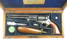 Load image into Gallery viewer, Colt London Hartford Navy Percussion Revolver, cased, very fine &amp; rare. SN X2029
