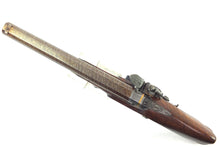 Load image into Gallery viewer, Flintlock Saw Handle Duelling Pistol by Fenton, fine &amp; rare. SN 8872
