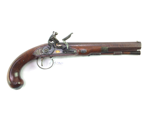 Duelling Pistol by Wallis of Hull. SN 8637