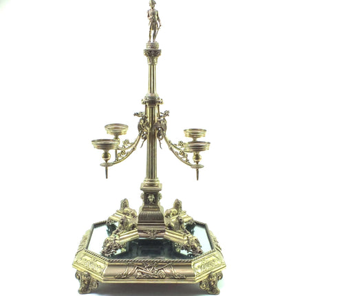 Electroplated Four Branch Centrepiece, Depicting Nelson’s Column. SN 8555