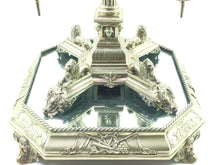 Load image into Gallery viewer, Electroplated Four Branch Centrepiece, Depicting Nelson’s Column. SN 8555
