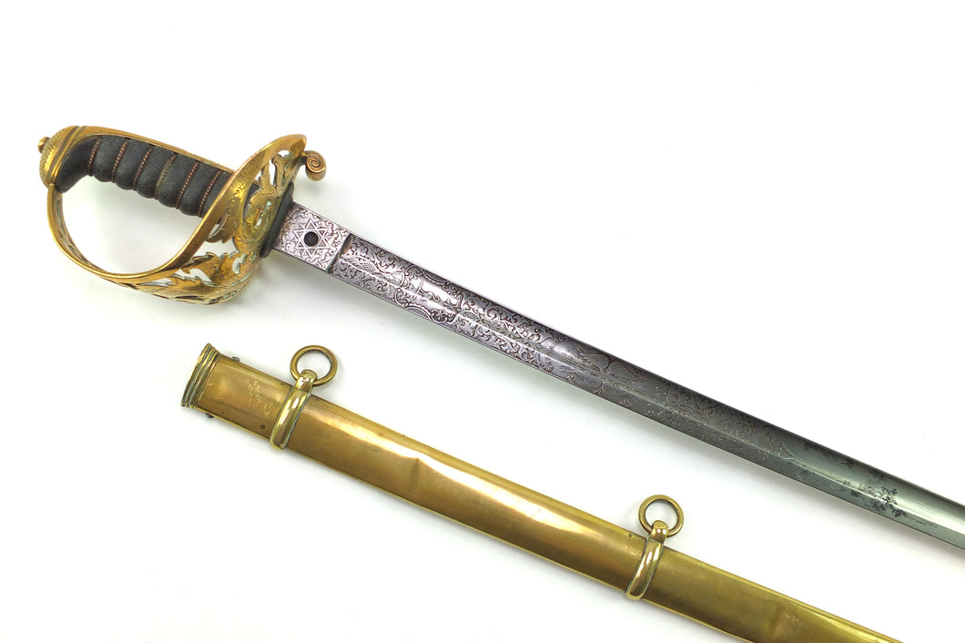 Engineer Officers Sword by Henry Wilkinson of Pall Mall, Rare Pattern 1857. SN 8858