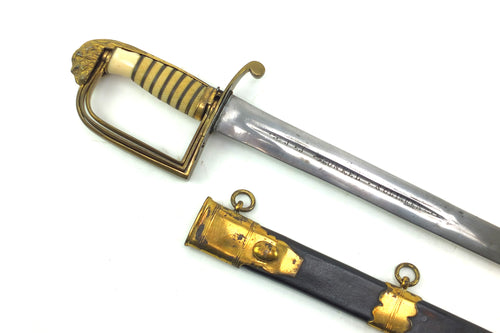 Georgian Naval Officers Attack Hilted Fighting Sword. SN 8942