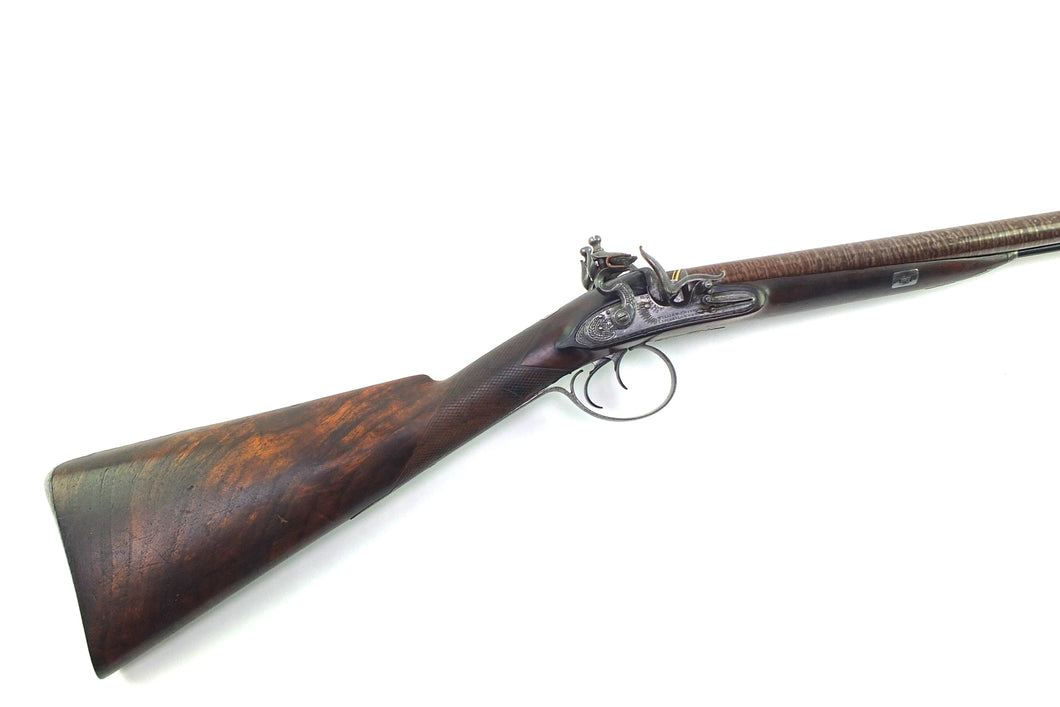 Flintlock 16 Bore Sporting Gun by William Smith, very fine. SN 8864