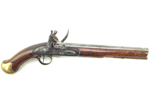 EIC Baker Pattern Flintlock Sea Service Pistol. SN 8873