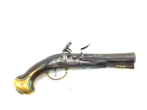 Flintlock Blunderbuss Pistol by J. Nicholes of Oxford. SN 8410