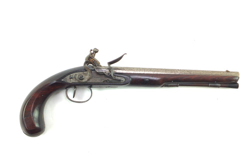 38 Bore Flintlock Duelling Pistol by Wogdon, fine. SN 8911