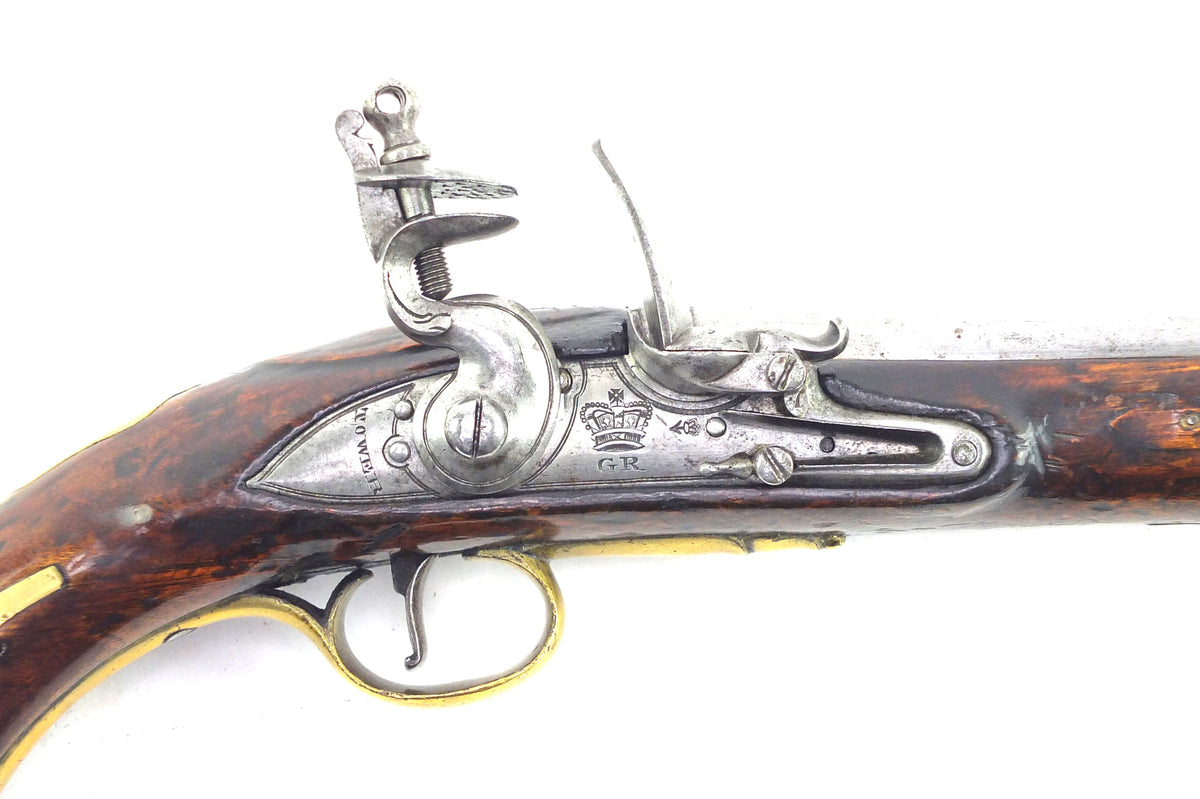 Flintlock Heavy Dragoon Pistol Pattern 1777/93 Land Service, fine. SN ...