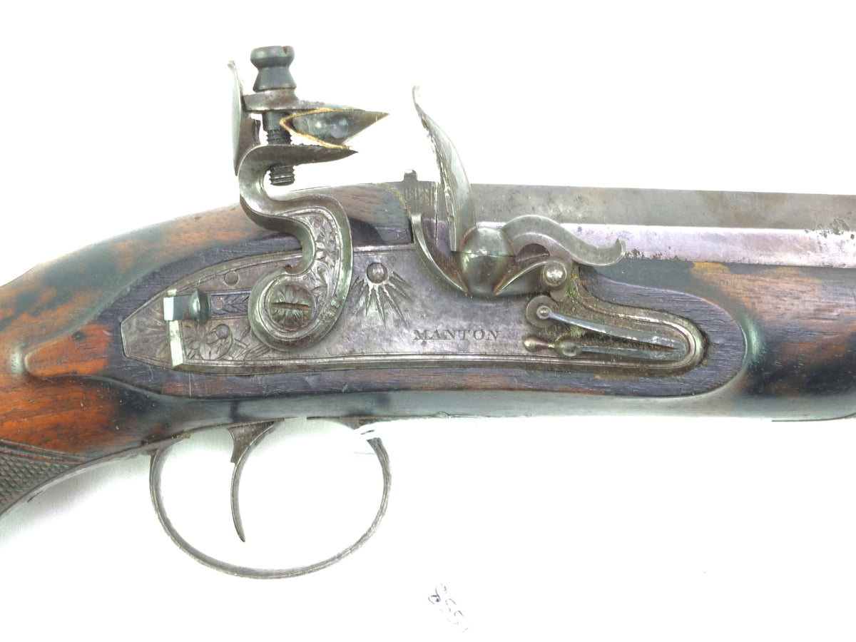 Flintlock Livery Pistol by John Manton. SN 8551 – West Street Antiques