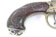 Load image into Gallery viewer, Flintlock Muff Pistol by Mortimer, rare early example. SN 8817
