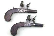 Load image into Gallery viewer, Flintlock Muff Pistols, fine pair. SN 8833
