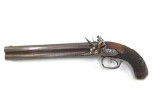 Load image into Gallery viewer, Flintlock Officers Pistol by Durs Egg, Over &amp; Under, very rare. SN 8978
