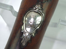 Load image into Gallery viewer, Flintlock Queen Anne Cannon Barrel Holster Pistols by Griffin. SN 8724
