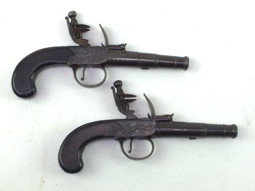 Flintlock Pocket Pistols by Griffin. SN 8754
