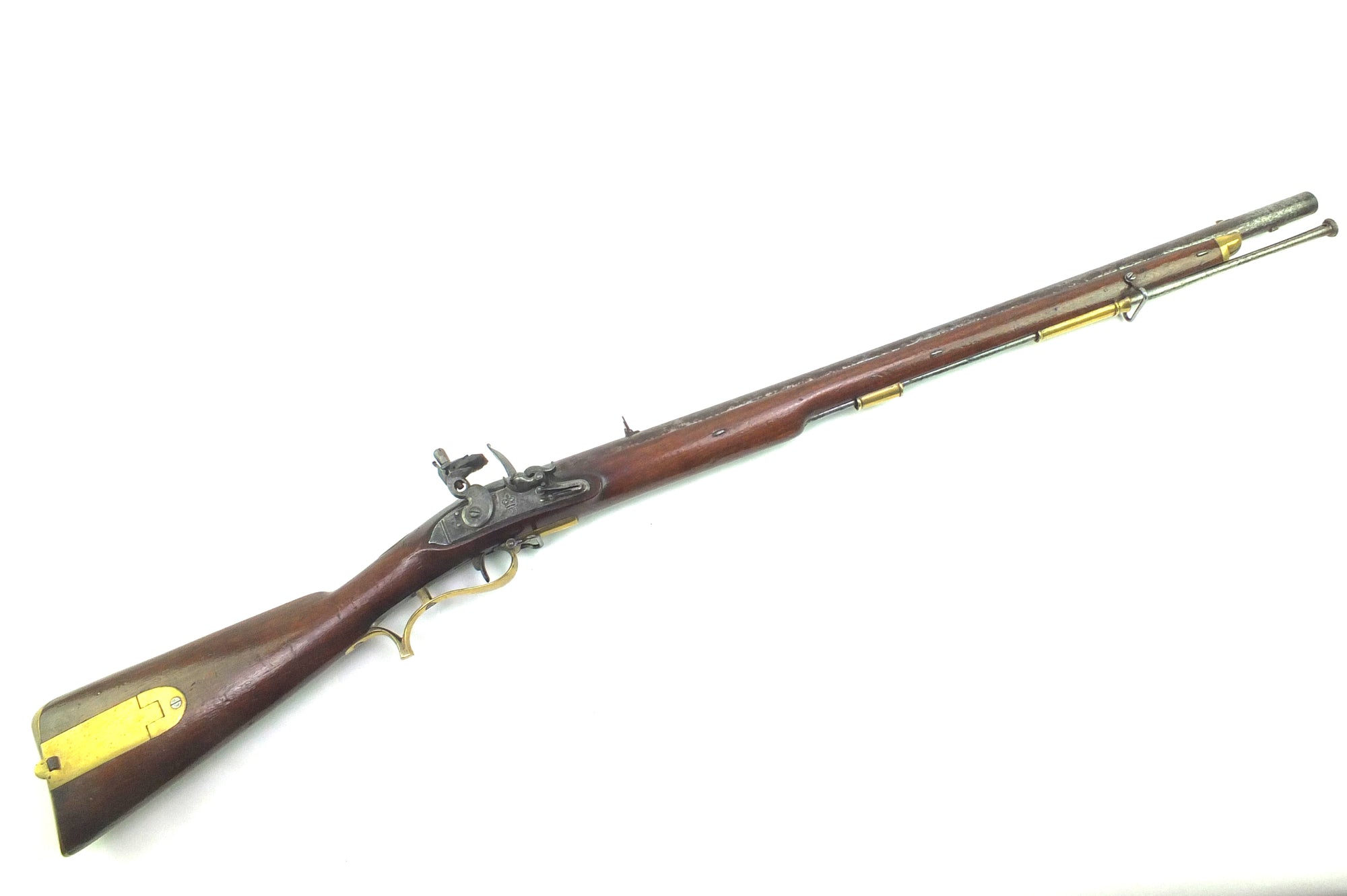 Vakar Rifle Volunteer Baker Flintlock Rifle by I. Gill, fine. SN X2047 – West ...