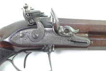 Load image into Gallery viewer, Flintlock Over &amp; Under Travelling Pistol by J. Egg 20 Bore, fine. SN 8997
