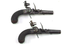 Load image into Gallery viewer, Flintlock Side Action Travelling Pistols by H.W.Mortimer &amp; Co. SN 8683
