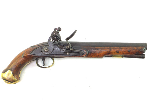 Customs Flintlock Light Dragoon Pistol by Barnett. SN 8956