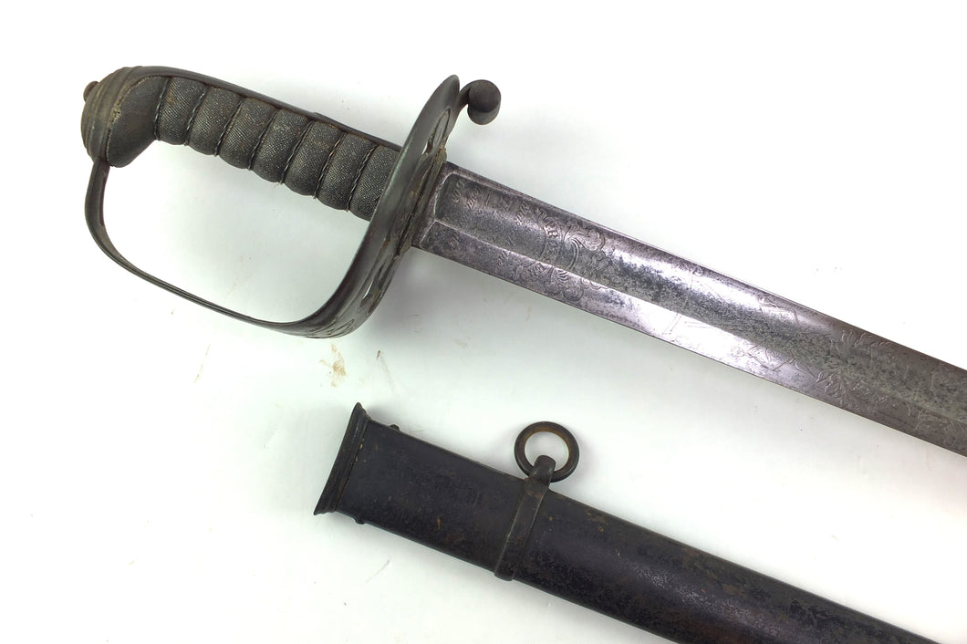 Presentation Heavy Cavalry Sword with Rare Celtic Hilt. SN 8870