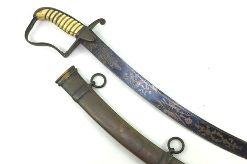 Irish Militia Officers Blue & Gilt Sword. SN 8805