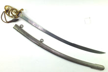 Load image into Gallery viewer, Lancer Officers Sword by Prosser. SN 8902
