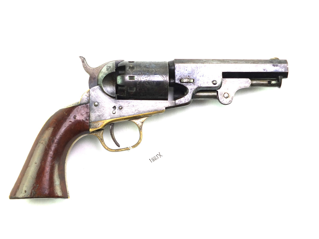 A Manhattan Navy .36 Calibre Percussion Revolver. SN X1881