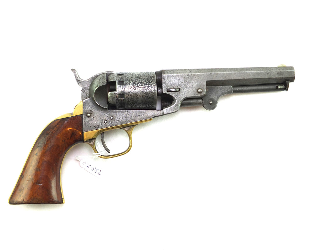 A Manhattan Navy .36 Calibre Percussion Revolver. SN X1882